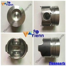 Piston With Ring For Yanmar Komatsu Engine Takeuchi TB25 TB35S TB025 Excavator