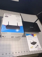 NETGEAR WiFi Router (R6230) AC1200 Dual Band Wireless Speed Open Box J4