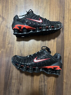 Nike SHOX TL ブラック スニーカー US 11 28cm 最終値下げ Nike Shox TL Black/University Red Men's Size 11 Sneakers Shoes