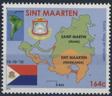 Sint Maarten Issue 2010 (1) Flag - Emblem
