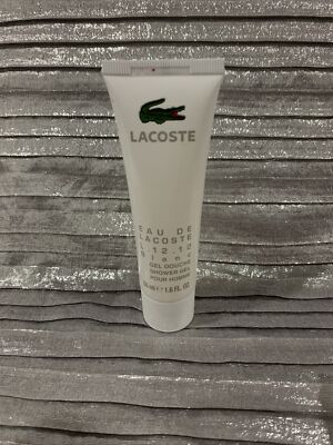 EAU DE LA COSTE L.12.12 BLANC - Shower Gel For Men 1.6 Oz- NEW Travel Tube!