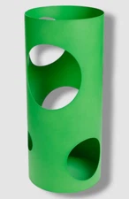 $392 Off-White Umbrella Storage Stand Container Holder Organizer in Green Fluo