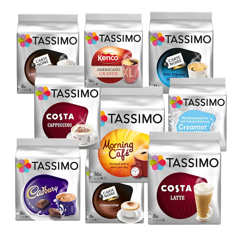 Lot de 3 - Tassimo Café au Lait en Dosettes x 16 - 184 g