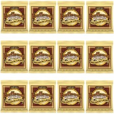 12-Pack Ernie Ball 2003 Earthwood 80/20 Bronze Medium Light Acous Strings 12-54