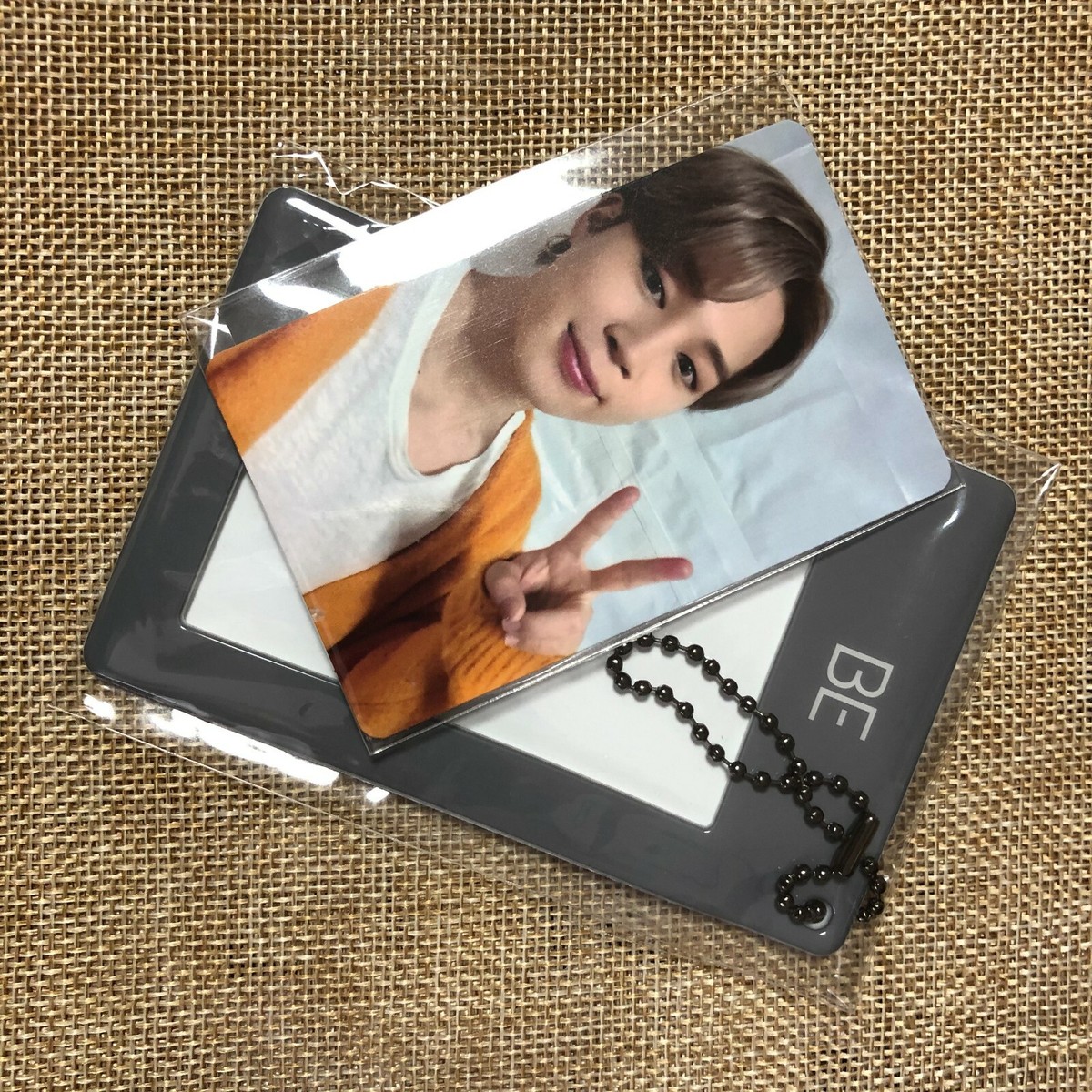 BTS BE Essential Edition weverse 特典　ジミン BTS JIMIN [BE Essential Edition] Official Photocard + Holder Set