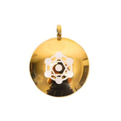 Terahertz Necklace Quantum Therapy Pendant Healing Holistic Spiritual(Gold)