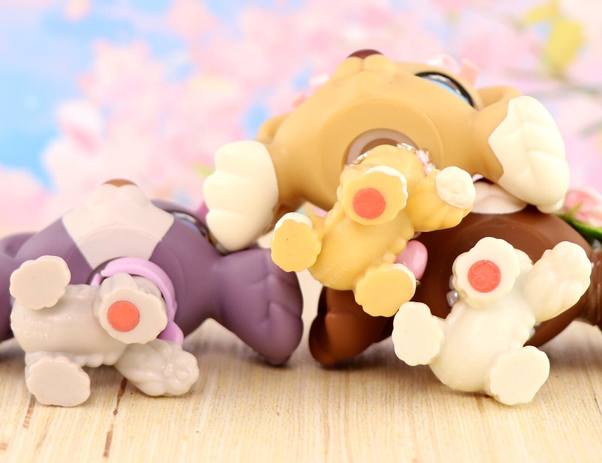 3PCS Pet Shop LPS Cocker Spaniel Set 156 672 748 with LPS