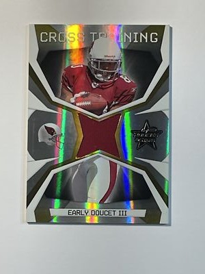 2008 Leaf Rookies & Stars Early Doucet #CT-12 Crosstraining    MEM, SN250