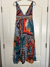 NWT Farm Rio Forest Tiles Midi Dress