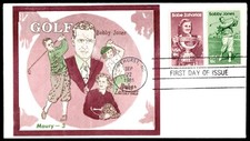 1981 Bobby Jones FDC- Babe Zaharias MAURY Cachet