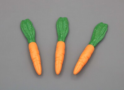 3pcs carrot fits 18'' doll animal horse food vegetable