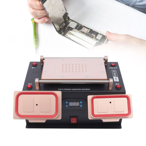 LCD Glass Plate Separator Machine Built-in Vacuum Pump For Phone Screen Repair