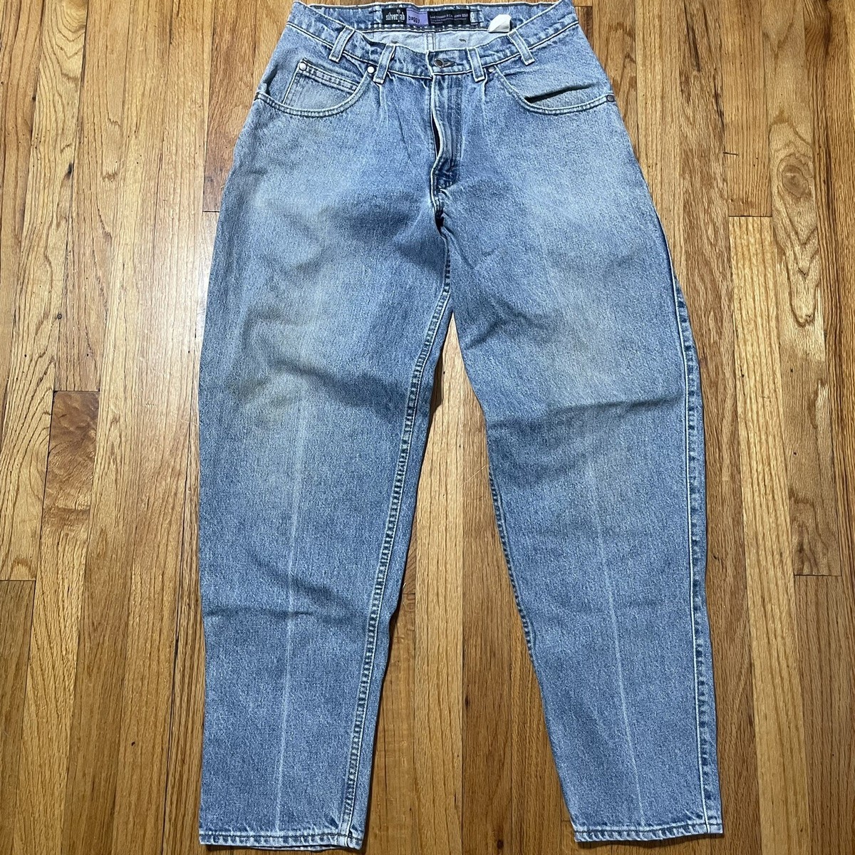 Levi’s silver Tab BAGGY Denim w38 L32 Vintage Levis Silver Tab Baggy Jeans Men 38x33 Light Blue