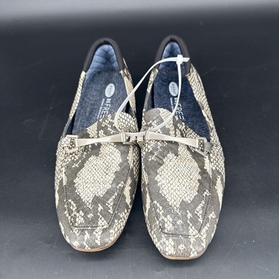 Shoes Maverick Flats Slip on by BE Free Energy Tech Dr. Scholls Snakeskin 9M