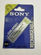Collector's Sony 1.2V 600mAh GumStick Rechargeable Battery for Walkman NC-6WM 