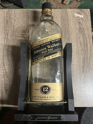 Rare Vintage Johnnie Walker Black Label One Gallon Swing Cradle