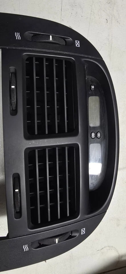 KIA SPECTRA 07-09 2007 2008 2009 embellecedor de tablero control de clima radio bisel negro Foto 3 de 4