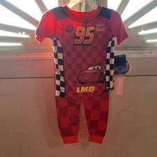 Disney Pixar Cars Toddler Boy's Two-Piece Cosplay Sleepwear Set - Size: 2T