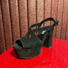 PRADA Women's 70US Sandals Rubber Sole Near 24cm