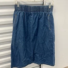 Women's Cabin Creek Denim Skirt, Size Unspecified, Blue