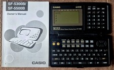 Vintage Casio SF-5300B 64kb BOSS Business Organizer w/ Manual Works READ