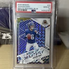 2025 Panini Mosaic Jaxson Dart Men of Mastery Mosaic Blue /99 RC Rookie PSA 10