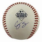 Corey Seager Signed Rawlings 2023 World Series Baseball Fanatics MLB