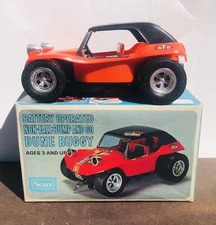 SEARS vintage TAIYO BUMP'N GO DUNE BUGGY In BOX, Battery Operated, Works GOOD