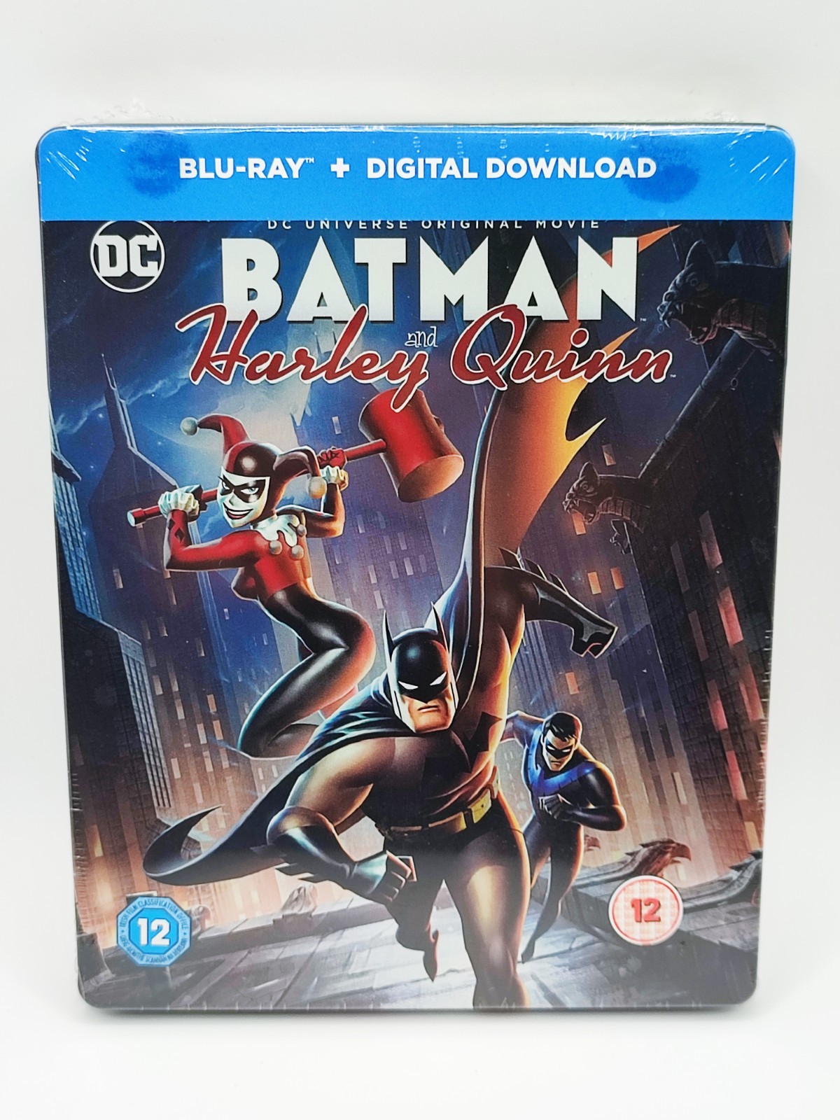 2017 BLU RAY MOVIE - ANIMATED BATMAN & HARLEY QUINN - STEELBOOK FACTORY SEALED