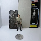 Vintage 1984 Star Wars Last 17 Han Solo Carbonite With Card, Coin, Original *130