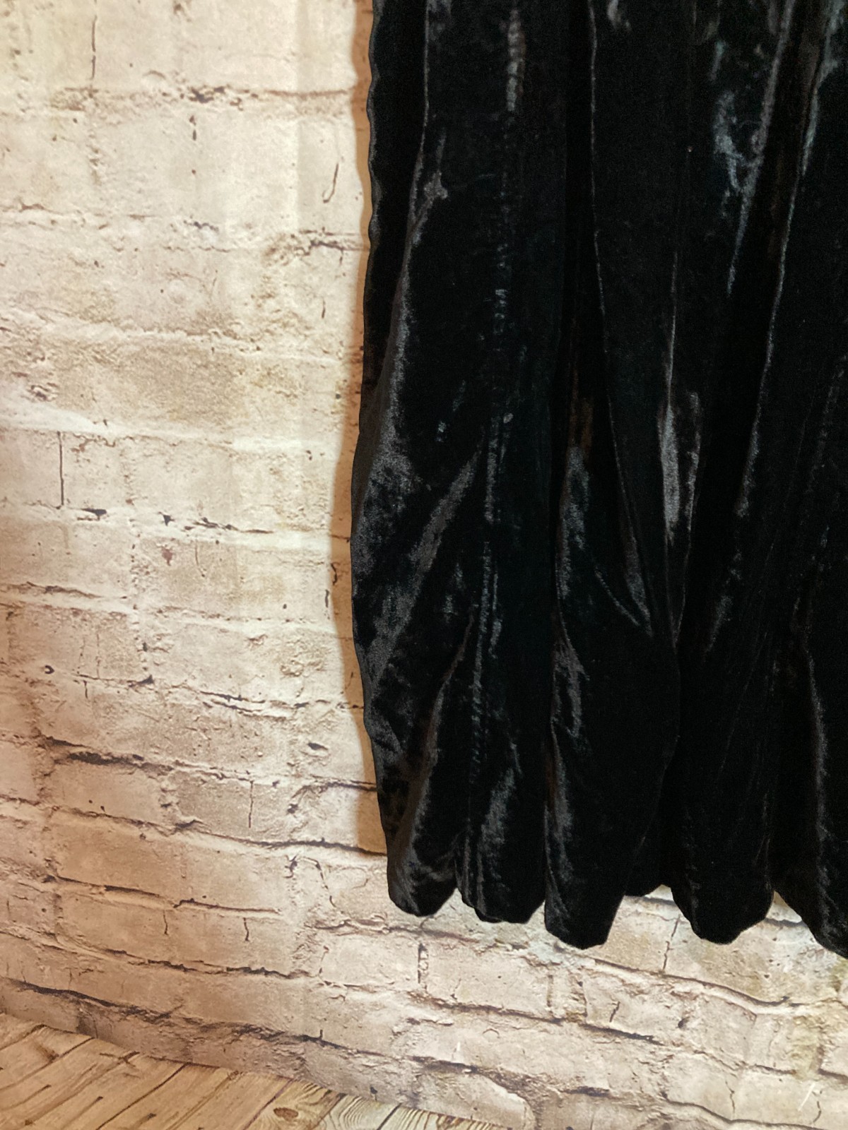 Duck Head Velvet Maxi Skirt Womens 14 Black Midi … - image 6