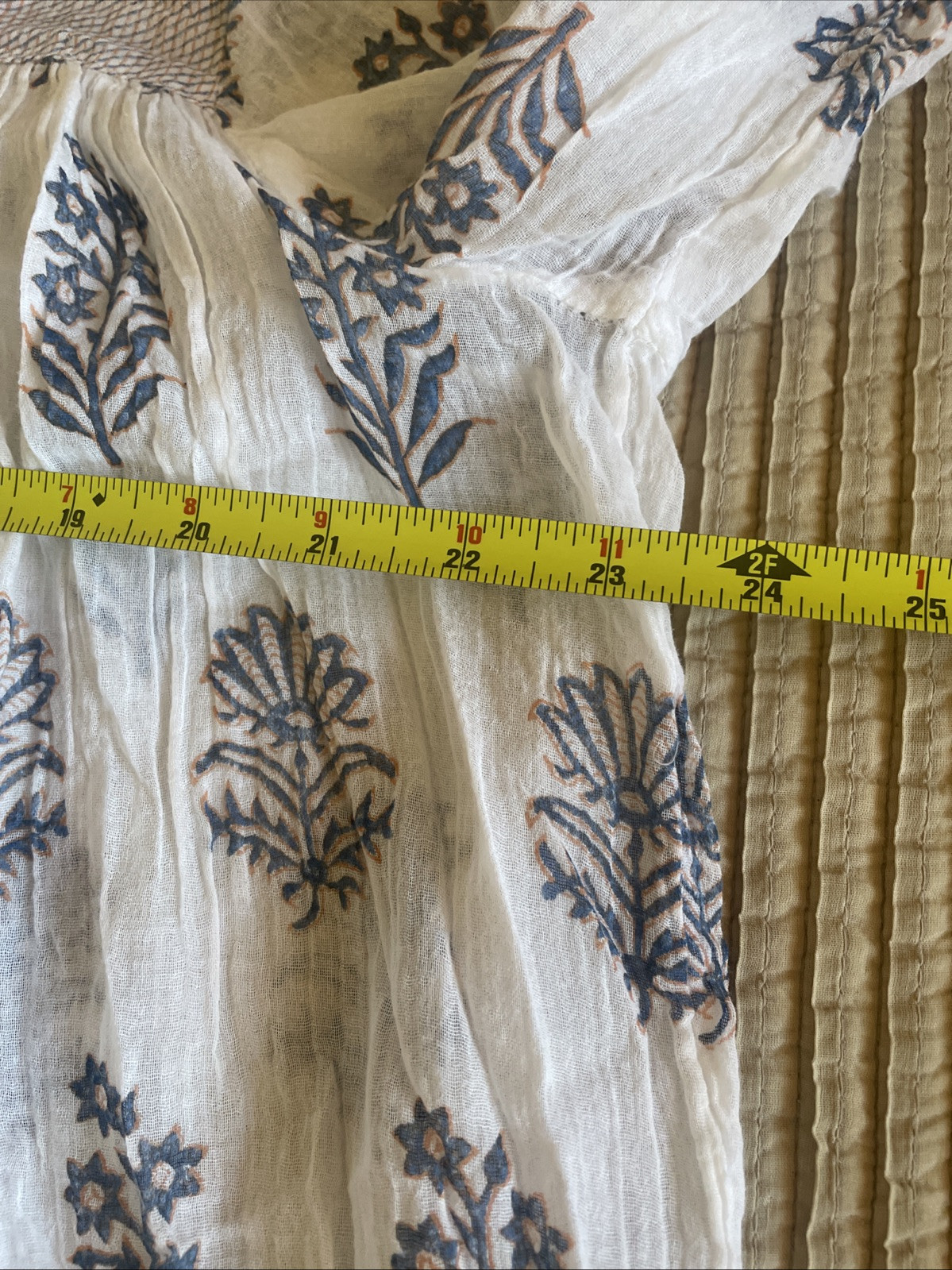 ROBERTA ROLLER RABBIT Boho Peasant Gauze Airy Flo… - image 10