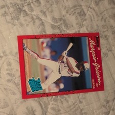 Donruss 1990 Marquis Grissom Montreal Expos #36 Rated Rookie MLB Card. rookie card picture
