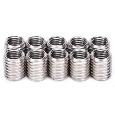 10 Pcs Thread Reducer, M8 to M10 Length 12MM Male Female Reducing Nut Thread In