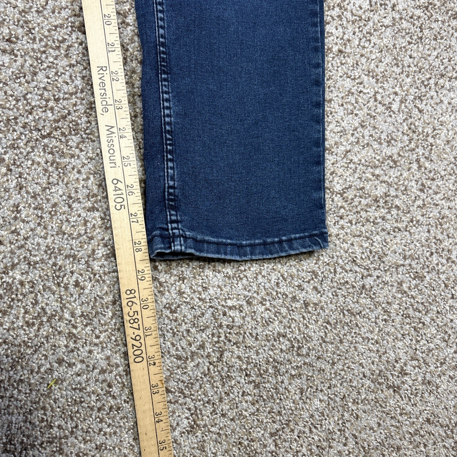 The Perfect Jean NYC Slim Fit Dark Denim Blue Mens 42x30 (41x28.5) - View 9