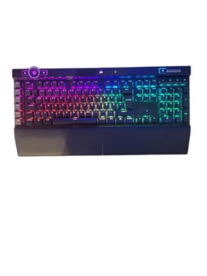 Corsair K100 RGB Mechanische Gaming-Tastatur - Cherry MX Speed - QWERTZ, Schwarz