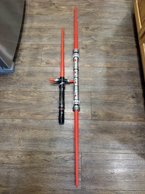 Star Wars 2011 Darth Maul & 2015 Kylo Ren Light Saber Toys - not tested