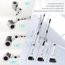 Electric Scrubber Brush,Cordless Power Cleaner,Tile Grout Cleaner,Extend