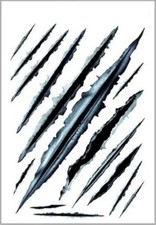 3d Bullet Hole And Scratch Car Stickers Simulation Stereoscopi Color Scratch