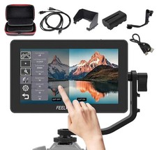 FEELWORLD F6 Plus Battery Carry Case 6 inch DSLR Camera Field Monitor Touch...