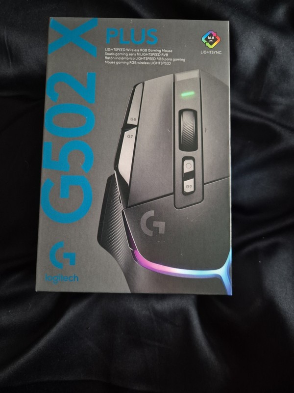 Logitech G502 X PLUS Wireless Gaming Mouse - Black