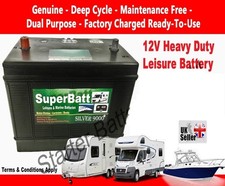 12V 120AH HD DC Leisure Battery SB VDC120 Motorhome Caravan Campervan Motormover