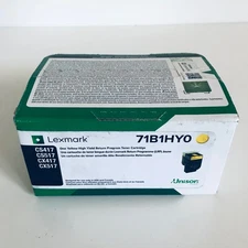 Lexmark 71B1HY0 CS417 CX417 CS517 CX517 Yellow High Yield Return Program Toner