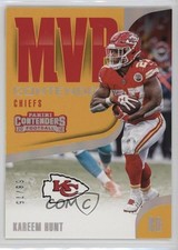 2018 Panini Contenders MVP Contenders Silver 58/75 Kareem Hunt #MVP-15 nd3