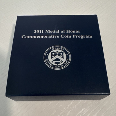 2011 Medal of Honor Proof Silver Dollar $1 90% Silver San Francisco KM#617
