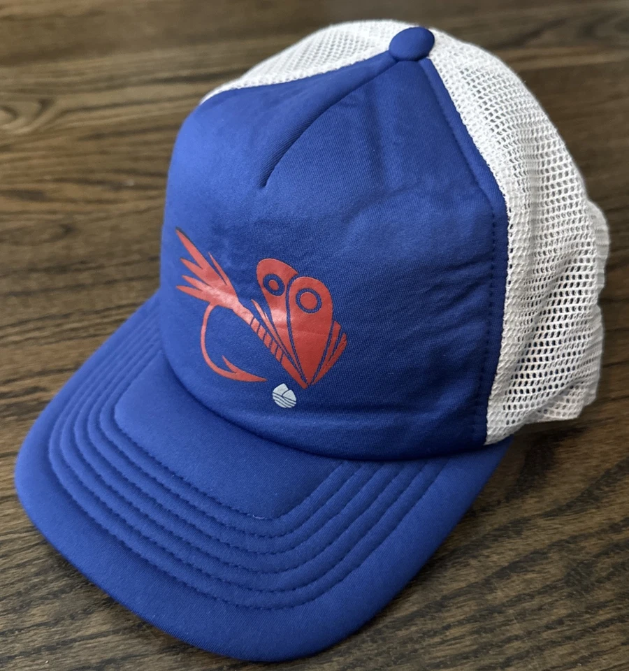 Gorra de camionero pesca con mosca Redington - Logotipo de mosca - Espuma y malla NUEVA Foto 2 de 4