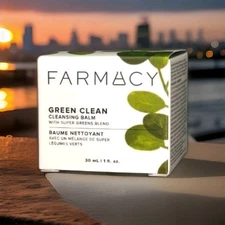 Farmacy Beauty Green Clean Cleansing Balm 30mL / 1 fl oz NEW MINI SIZE IN BOX