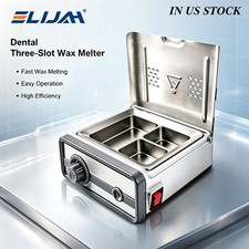 Dental Lab Wax Heater Pot 3-Well Analog Heater Melting Dipping Pot Machine 110V