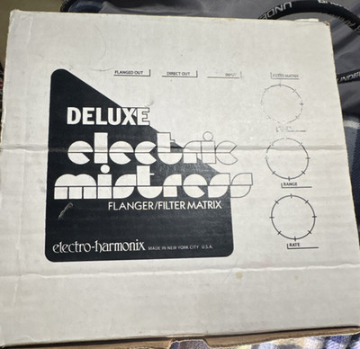 Electro-Harmonix Deluxe Electric Mistress Analog Flanger Pedal Electric Guitar