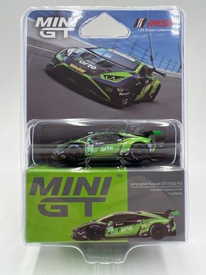 Mini GT #1062 Lamborghini Huracan GT3 EVO2 #78 2024 IMSA Daytona 24 Hrs Forte Ra